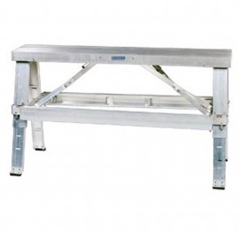 Bon 14-116-B8 Adjustable Contractor's Bench with foldable legs, 18 to 30"-
