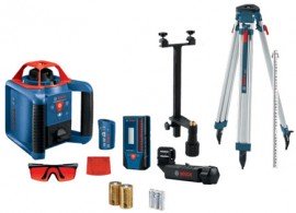 Bosch GRL900-20HVK REVOLVE900 Kit Laser Rotatif Horizontal/Vertical &amp;agrave; Nivellement Automatique, &amp;plusmn;3 mm &amp;agrave; 30 m, 300 m-