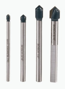 Bosch GT2000 Glass and Tile Bit Set, 4-piece-