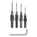 Bosch SP515 Screw Pilot Bit Set, hex shank, 5-piece-