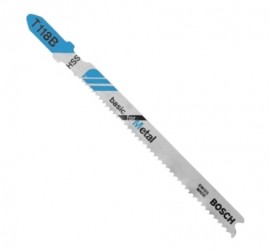 Lot De 5 Lames De Scie Sauteuse Bosch T118B – Tige En T, 11-14 Dents/pouce, Longueur 3-5/8 Pouces, Coupe Rapide