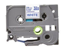 Brother TZE253 Blue on White Tape for the P-Touch, 0.94&amp;quot; x 26.25'-