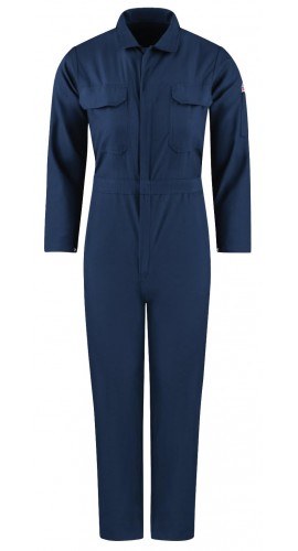 Bulwark CNB3 Women&#039;s Lightweight Nomex FR Premium Coverall, navy, small-