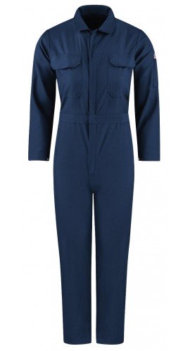 Bulwark CNB3 Women&#039;s Lightweight Nomex FR Premium Coverall, navy, small-