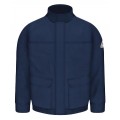 Bulwark JLJ8 Men's Lightweight Excel FR ComforTouch Lined Bomber Jacket, navy, xl-