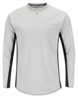 Bulwark MPU8 Couche de base ignifuge &amp;agrave; manches longues pour hommes, gris, 2xl-