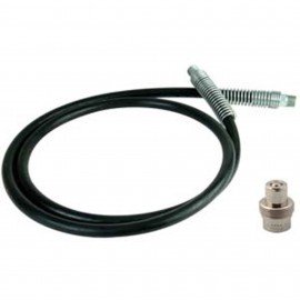 BVA CS3838 M Ensemble de tuyau en caoutchouc avec raccord &amp;agrave; haut d&amp;eacute;bit, 1.83 m, 9.52 mm-