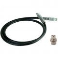 BVA CS3838M Rubber Hose Assembly with High Flow Coupler, 6', 3/8"-