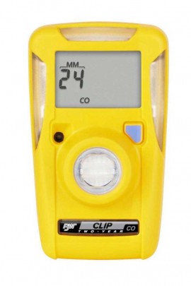 Honeywell BW Clip Series Single-Gas Detector, H<sub>2</sub>S, 0 to 100 ppm, two-year-