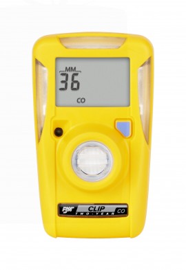 Honeywell BW Clip Series Single-Gas Detector, CO, 0 to 300 ppm, two-year-