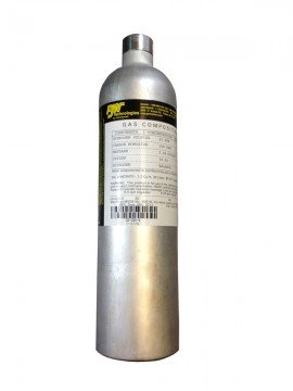 BW CG2-JX-34 Dual Gas Calibration Gas, CH&lt;sub&gt;4&lt;/sub&gt;, O&lt;sub&gt;2&lt;/sub&gt;, 34L-