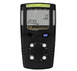 Honeywell BW MicroClip XL Series Multi-Gas Detector,  O<sub>2</sub>/LEL/CO/H<sub>2</sub>S, black-