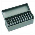 C. H. Hanson 21625 Jeu de poin&amp;ccedil;ons &amp;agrave; lettres et chiffres en acier, 3.17 mm, lot de 36-