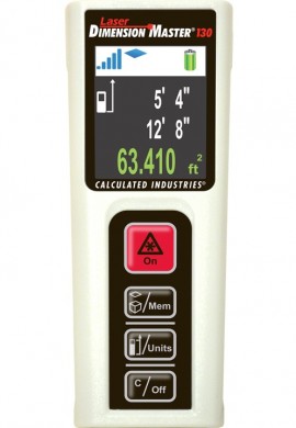Calculated Industries 3356 Laser Dimension Master 130 Laser Distance Measure-