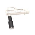 Cal Test Electronics CT3885-9 Magnetic Connector with 0.2&amp;quot; right-angle sheathed banana jack, 0.43&amp;quot;, white-