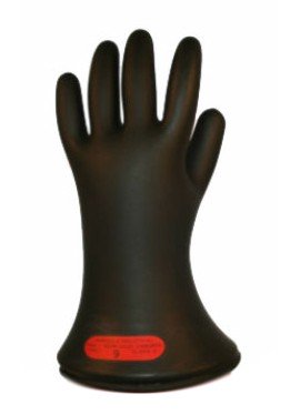 Cementex IG00-11-8R Rubber Insulating Glove, Class 00, 11&amp;quot;, Size 8, Red-