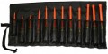 Cementex TR-10NDSD Combination Screwdriver-Nut Driver Rolls, 10 Piece Set -