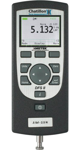 Chatillon DFS2-100 Digital Force Gauge with 100lbf Capacity-