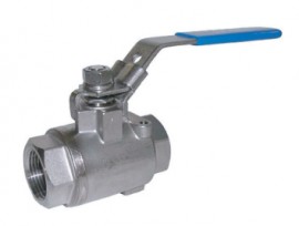 Chem Oil 2006WSW Stainless Steel 2-Piece Seal Welded Ball Valve, &amp;frac38;&amp;quot; NPS-