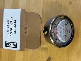 Wika 213.53 Bourdon tube Liquid filled Pressure Gauge, 0/60 psi, Clearance Pricing-