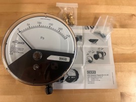 Wika 56154164 A2G-15 Differential pressure gauge with electrical output signal4-20mA, 0 - 250pa, 20kPa Max Pressure , Clearance Pricing-