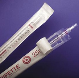 Corning 4490 Costar 50mL Stripette Serological Pipets, Polystyrene, Sterile, Purple, Qty 25-