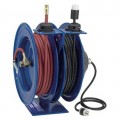 Coxreels C-L350-5012-A Combination Reel, air/electric, single industrial receptacle-