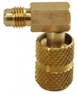 CPS AB41090A MICRO-SEAL Quick Coupler, 5/16in SAE (1/2in-20 UNF) Female x 1/4in SAE Male-