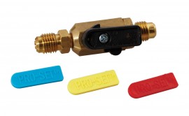 CPS BVM Ball Valve Hose Adapter, 1/4in SAE Male x 1/4in SAE Male-