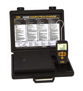 CPS CC220E Compute-A-Charge Refrigerant Charging Scale, 220 lbs, Semi-Programmable-
