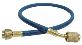 CPS HP3BA Pro-Set Premium Refrigerant Hose with Microseal Anti-Blowback Valve, 3&#039;-