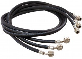 CPS HP5BKZ3 Premium Hose Chrome Fittings, 5ft, 3-Pack-