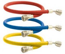 CPS HP6 Premium Hoses for Most Refrigerants, 1/4in, 3-Pack-