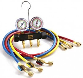 CPS MBHP5E Piston Series 2-Valve Manifold and Gauge Set-