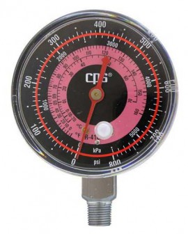 CPS RGB5H High-Pressure Gauge, R-410A and R-32, 2.5in-