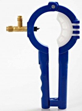 CPS TLCT1234 Robinet perceur lat&amp;eacute;ral 3-en-1 pour canettes d'huile R12 et R134 A-