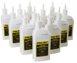 CPS VPOP12 Pro-Set Premium Vacuum Pump Oils, 1-Pint Bottles, 12-Pack-