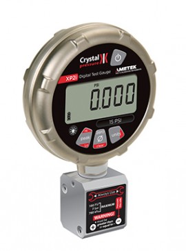 Ametek Crystal XP2i-DP Manom&amp;egrave;tre diff&amp;eacute;rentiel, 0 &amp;agrave; 15 psi, cadran 114.3 mm, arrière &amp;frac18;&amp;quot; NPT femelle, bo&amp;icirc;tier en aluminium coul&amp;eacute;-