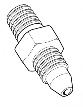 AMETEK Crystal 4492 Non-Crystal Wrench-Tight MP Male to &amp;frac38; NPT Female Adapter-