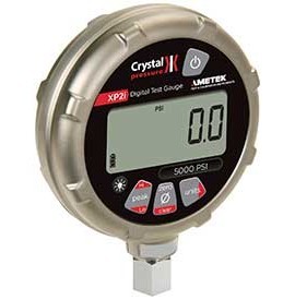 Ametek Crystal XP2i Digital Pressure Gauge, 0 to 500 psi, 4.5&amp;quot; dial, &amp;frac14; NPT bottom, diecast aluminum housing-