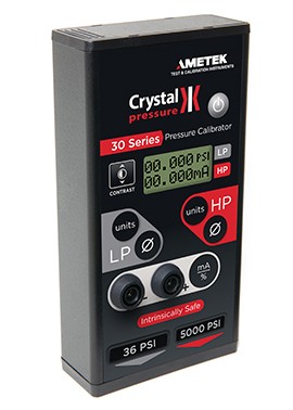 AMETEK Crystal 30 Series Dual Sensor Pressure Calibrator, 36/3000 psi-