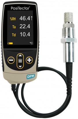 DeFelsko DPMD1 PosiTector Standard Dew Point Meter with &amp;frac12;&amp;quot; NPT threads cabled probe-