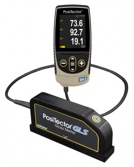 DeFelsko PosiTector GLS Advanced Gloss Meter with 20&amp;deg;/60&amp;deg; probe, 0 to 2000 GU, 250,000 readings-