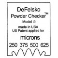 DeFelsko PC5 Powder Comb 250-625 um-