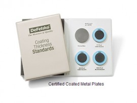 DeFelsko STDZSTLM Plaque de z&amp;eacute;ro, carr&amp;eacute;e moyenne, acier-