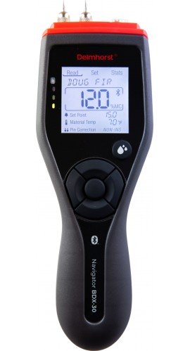Delmhorst BDX-30W/CS Humidim&amp;egrave;tre avec Bluetooth et mallette de transport-