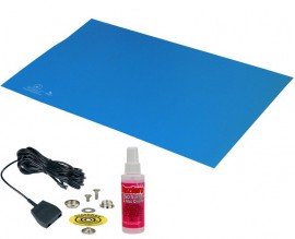 DESCO 66432 Statfree T2 Mat, 0.06 x 30 x 60&amp;quot;, blue-