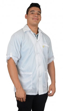 DESCO 74336 Statshield Smock, 3X large, white-