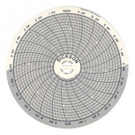 Dickson C205 Diagramme d'enregistrement, 4&amp;quot;, 24 hres., -22 &amp;agrave; 122&amp;deg;F, bo&amp;icirc;te de 60-