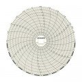 Dickson C654 Replacement Charts, 6&quot;, 24h, -50 to 50&amp;deg;F/C, Box of 60-